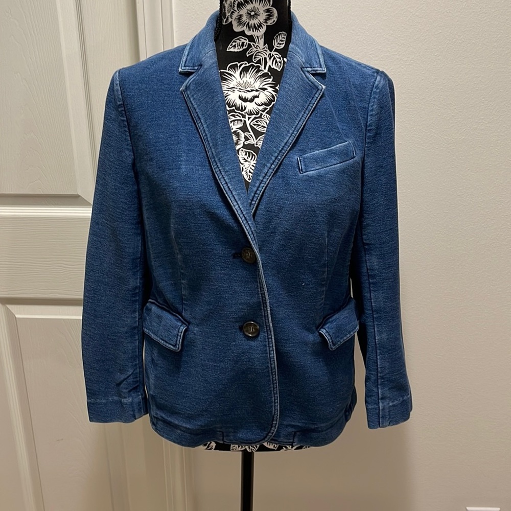 Talbots Lp jean blazer. Super soft, stretchy and comfortable